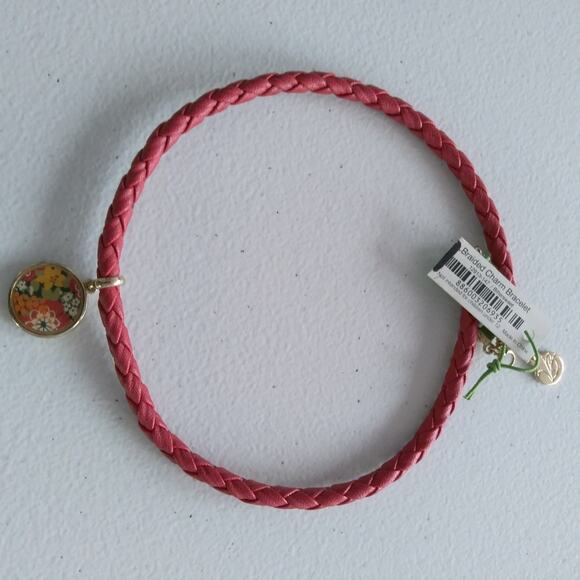 Vera Bradley Bittersweet Floral Bangle And Braided Charm Bracelet Set NWT - Picture 11 of 12